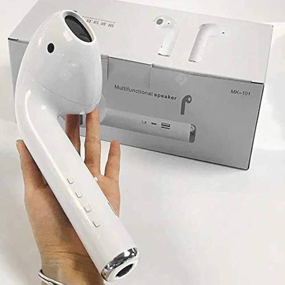 MULTIFUNCTIONAL GIANT HEADSET SPEAKER MK-101 (WHITE)