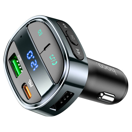 Hoco car charger “E70” PD30W+QC3.0 with wireless FM transmitter